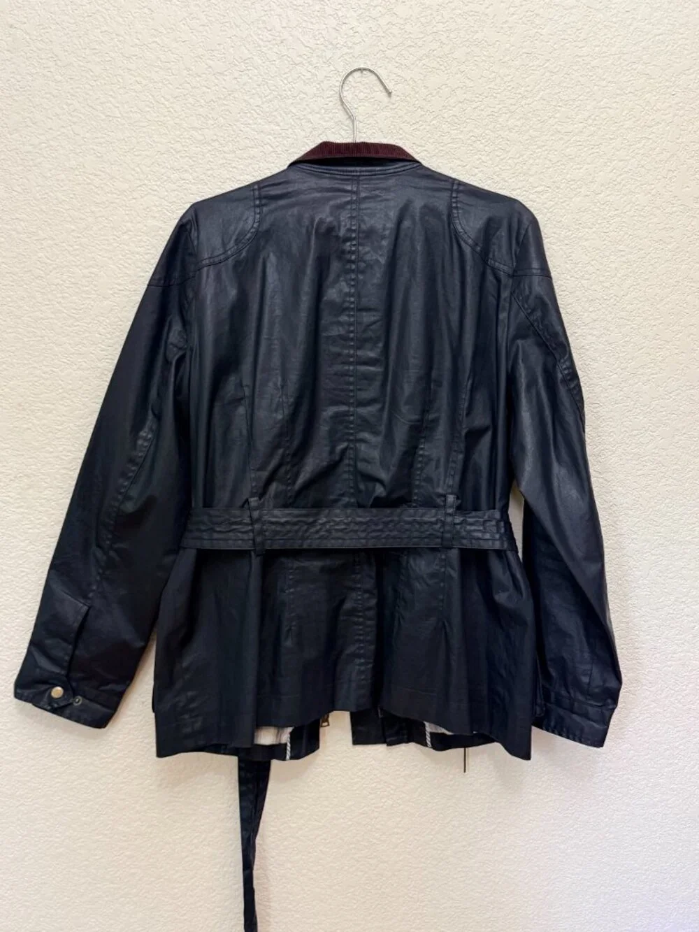Banana Republic Women's Navy and Blue trench coat / jacket